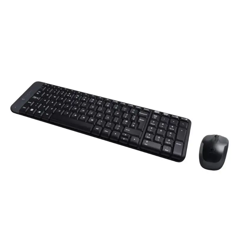 Logitech MK220 клавиатура Мышь комплект Беспроводной 104 ключей 2 4 ГГц Беспроводная