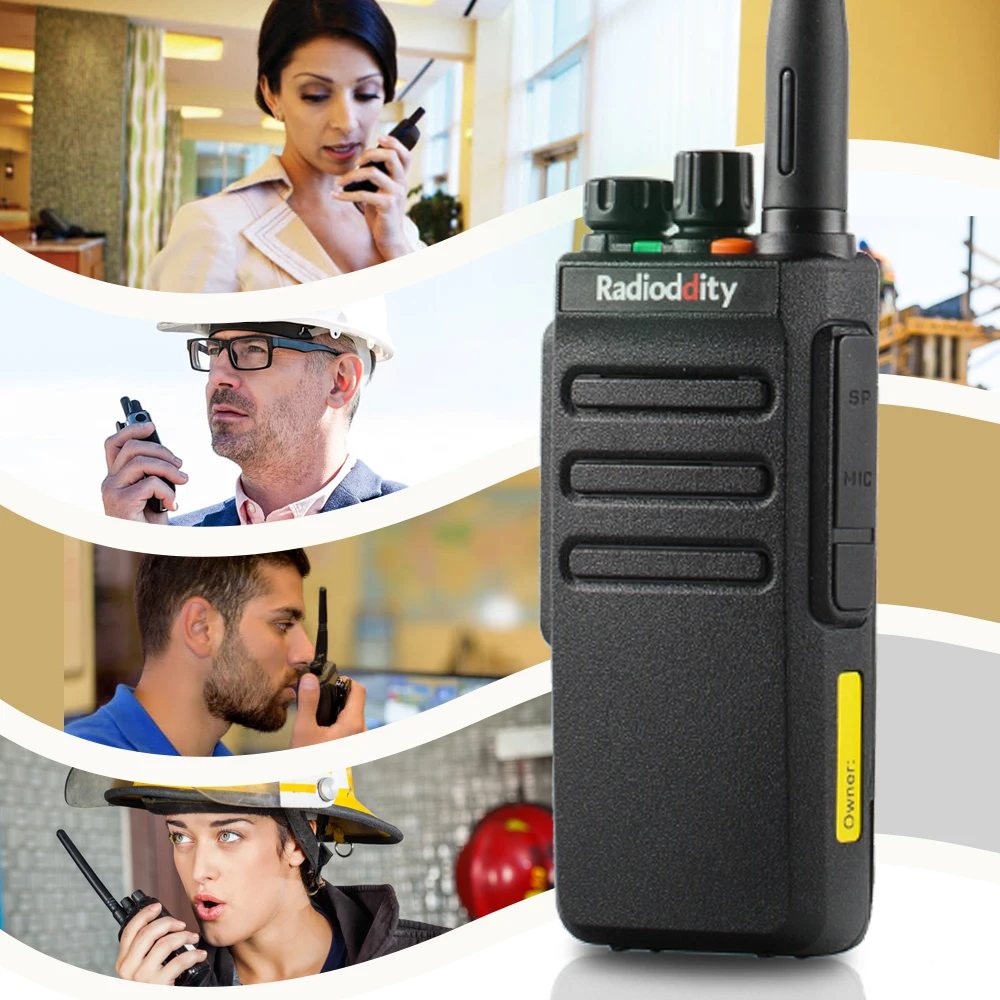 Радиочастотный GD 77S двухдиапазонный цифровой аналоговый радиоприемник DMR VHF VOX TOT