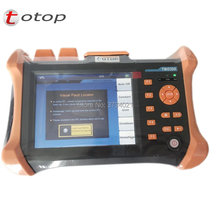 

OTDR TMO-300-SM-C 32/30dB, 1310/1550nm длин волн, встроенный 10 мВт VFL, SM Оптический измеритель коэффициента отражения методом временных интервалов TMO 300