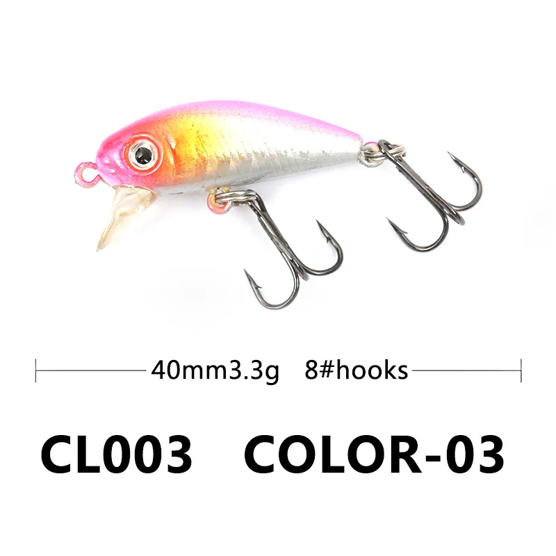 Jeebel 10 шт./лот гольян Crankbait Жесткий Bait 3 5 см/4 г Рыбалка приманки набор искусственный