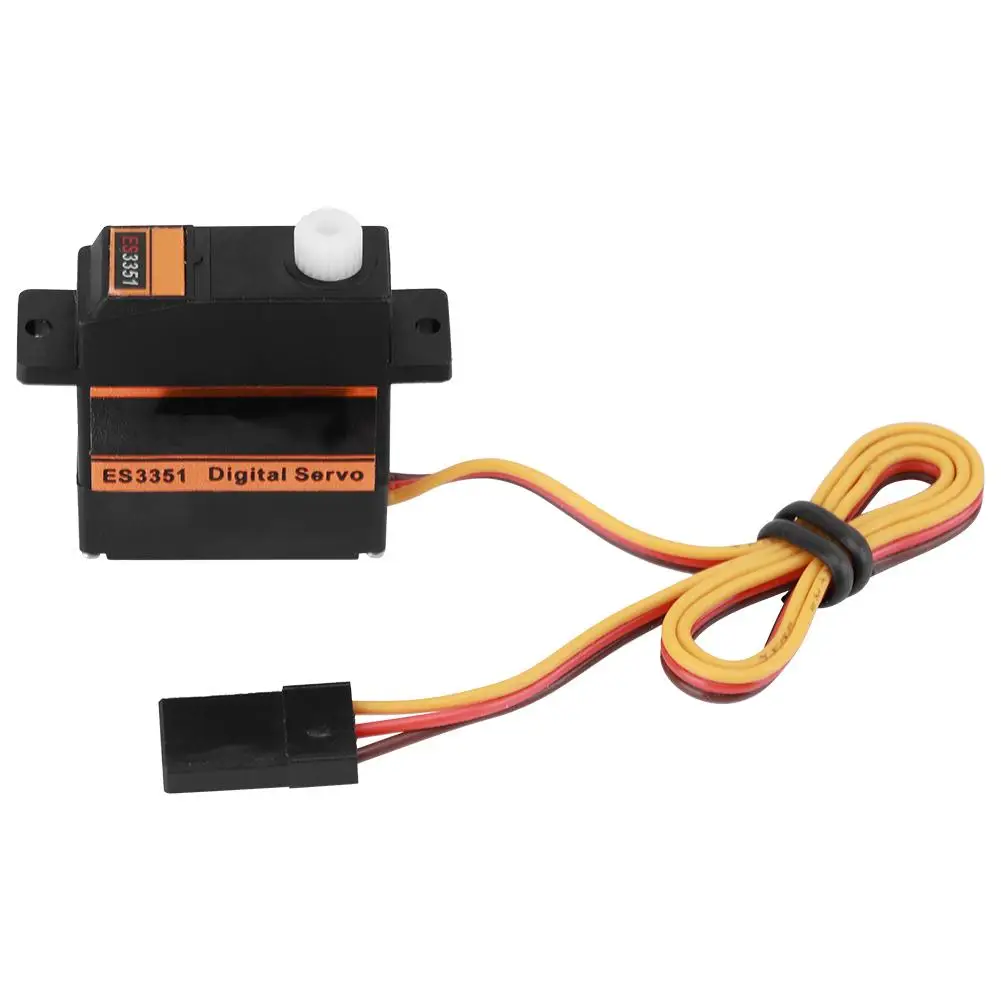 ES3351 Mini Digital Servo For RC Model helicopter Accessory 10.6g 4.8V-6.0V Alloy Gear for Futaba / JR Plug | Игрушки и хобби