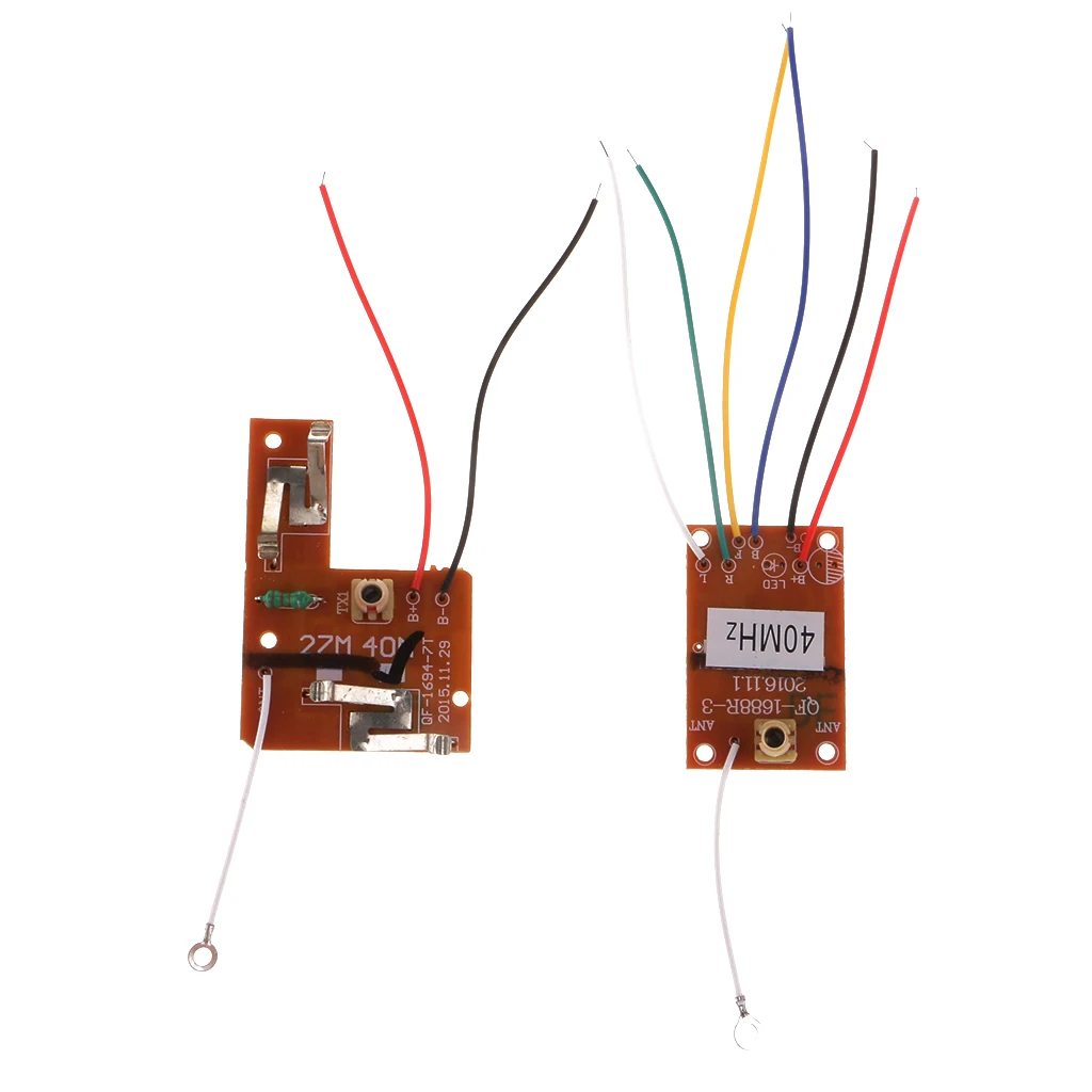 2 шт. 4CH RC пульт дистанционного управления 40 МГц схема PCB передатчик плата и