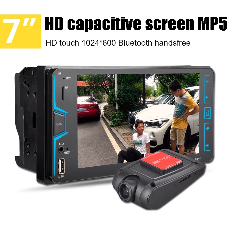 Автомобильный плеер MP5 емкостный сенсорный экран 2 din FM Bluetooth для toyota с функцией