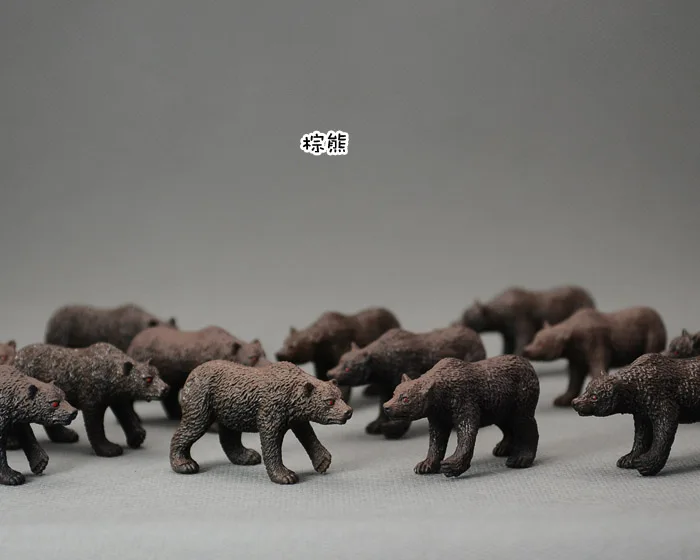 

Small solid animal model toy eco-friendly andmeticulous