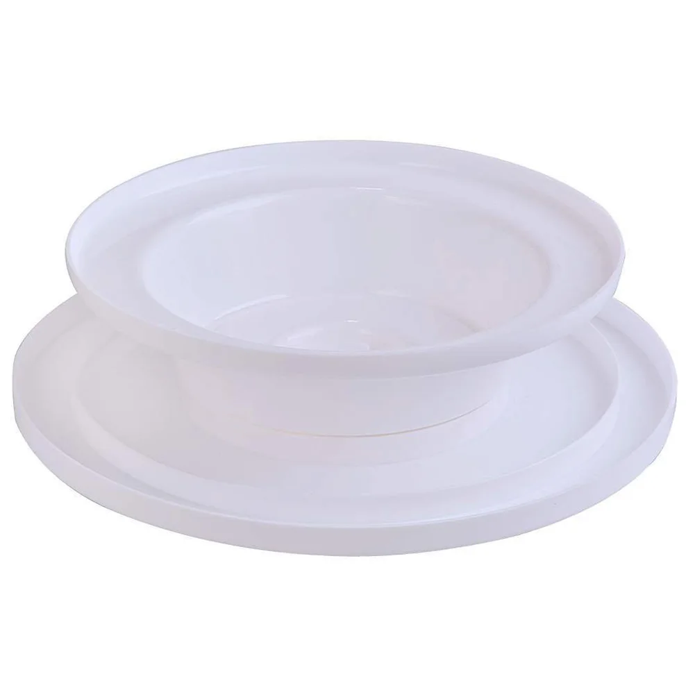 DIY Pan Baking Tool Plastic Cake Plate Turntable Rotating Anti-skid Round Stand Decorating Rotary Table Kitchen D3 | Дом и сад