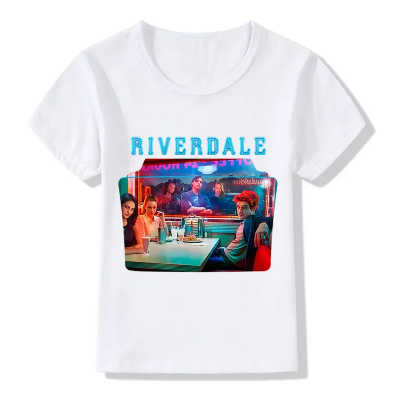 Новое поступление 2019 модные дизайнерские Детские футболки Riverdale детская
