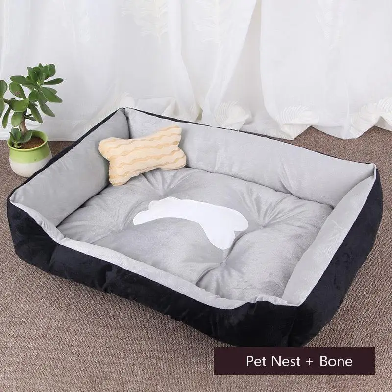 

Plus Size Large Dog Bed Mat Kennel Soft Pet Dog Puppy Warm Bed House Plush Cozy Nest Dog House Pad Warm Pet House