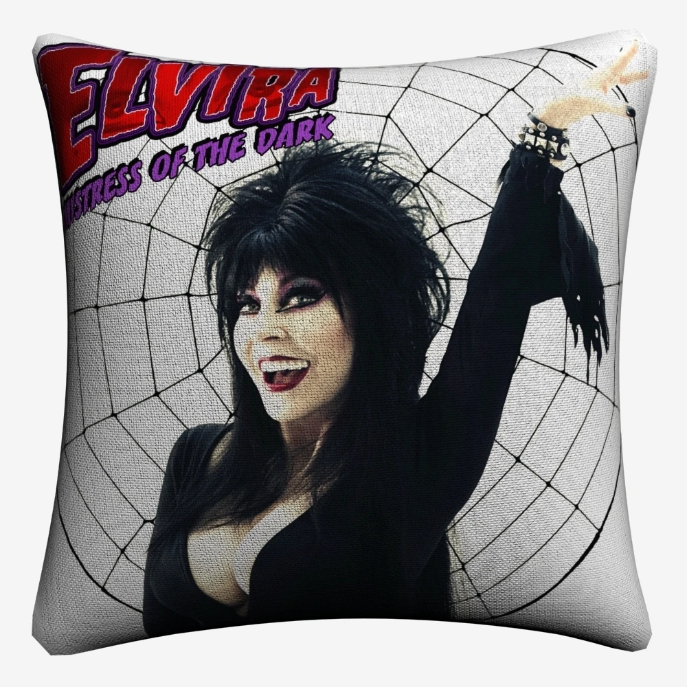 Elvira Mistress Of The Dark декоративная льняная Наволочка на подушку подушка чехол для