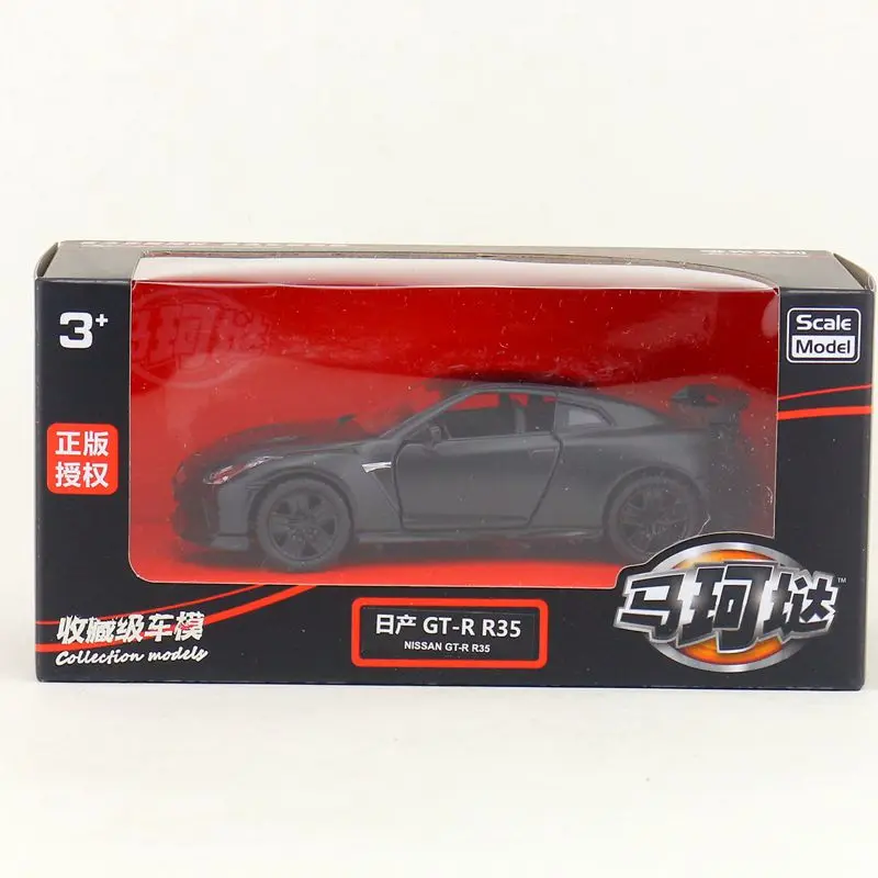 RMZ City 1:36 литая Игрушечная модель/Япония Nissan GT R R35 Super Sport/автомобиль с откидной