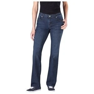 Dickies FD136ATD18 LN женские свободные прямые джинсовые джинсы-античный Темный 1 Индиго