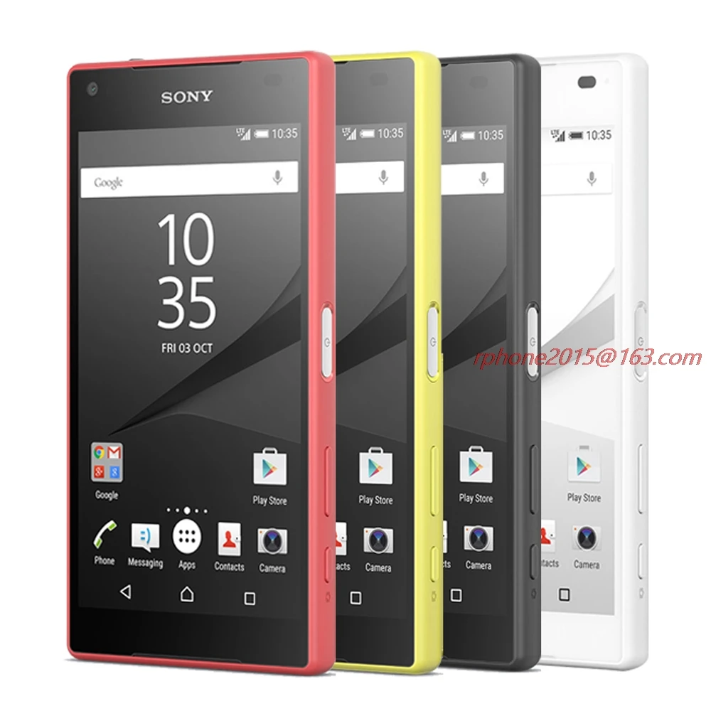 Оригинальный разблокированный sony Xperia Z5 Compact E5823 3g 4G Wifi mini 23MP 4 6 '✲ GB rom