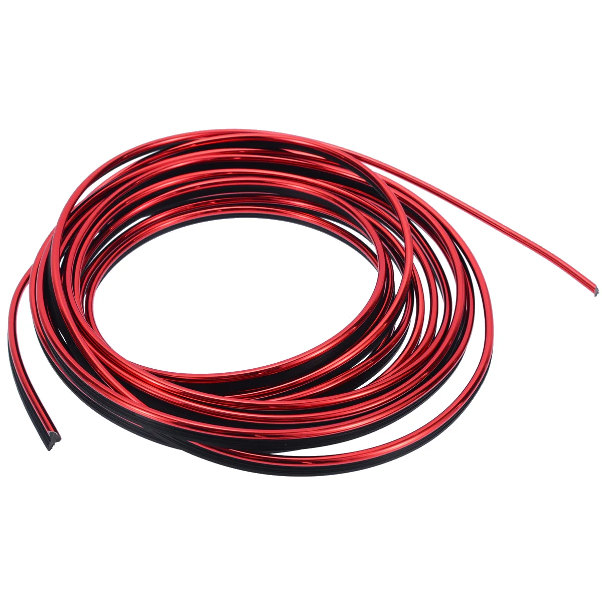 

5M Red Universal Automobile Car Motor Interior Exterior Plated Moulding Trim Strip Line Protection Strip Scratch Protector Decor