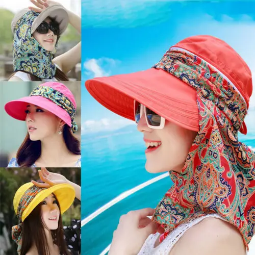 2019 женские Модные летняя широкая с защитой от ультрафиолета краев Кепки