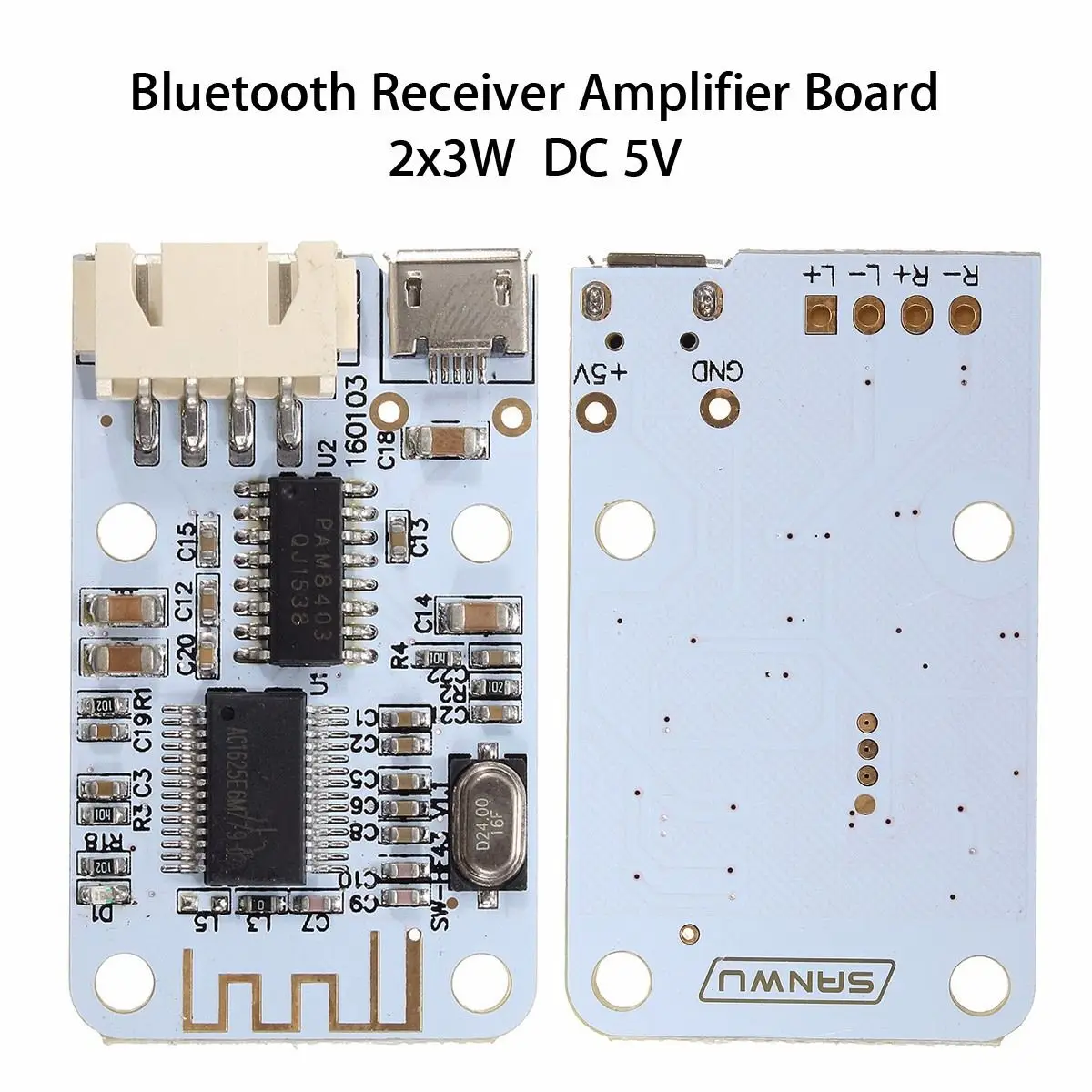 CLIATE 1 шт. 2*3 Вт микро соединение через usb и беспроводное Bluetooth 4 0 динамик аудио