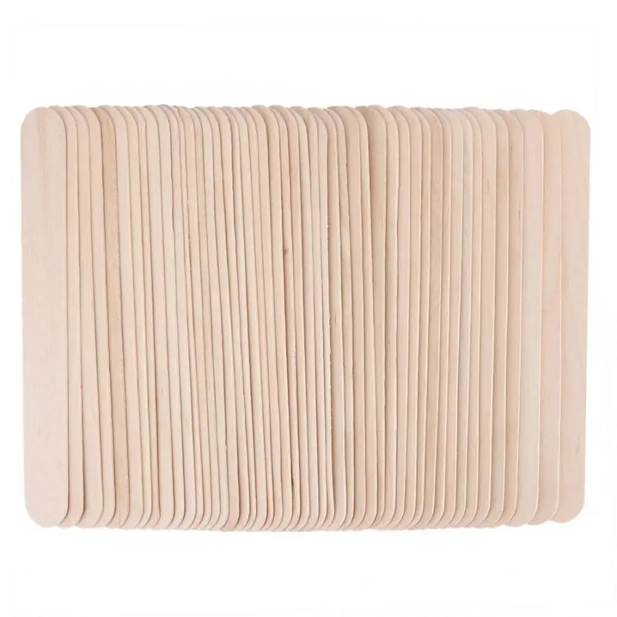 50 шт./кор. одноразовый деревянный аппликатор для эпиляции воском шпатель