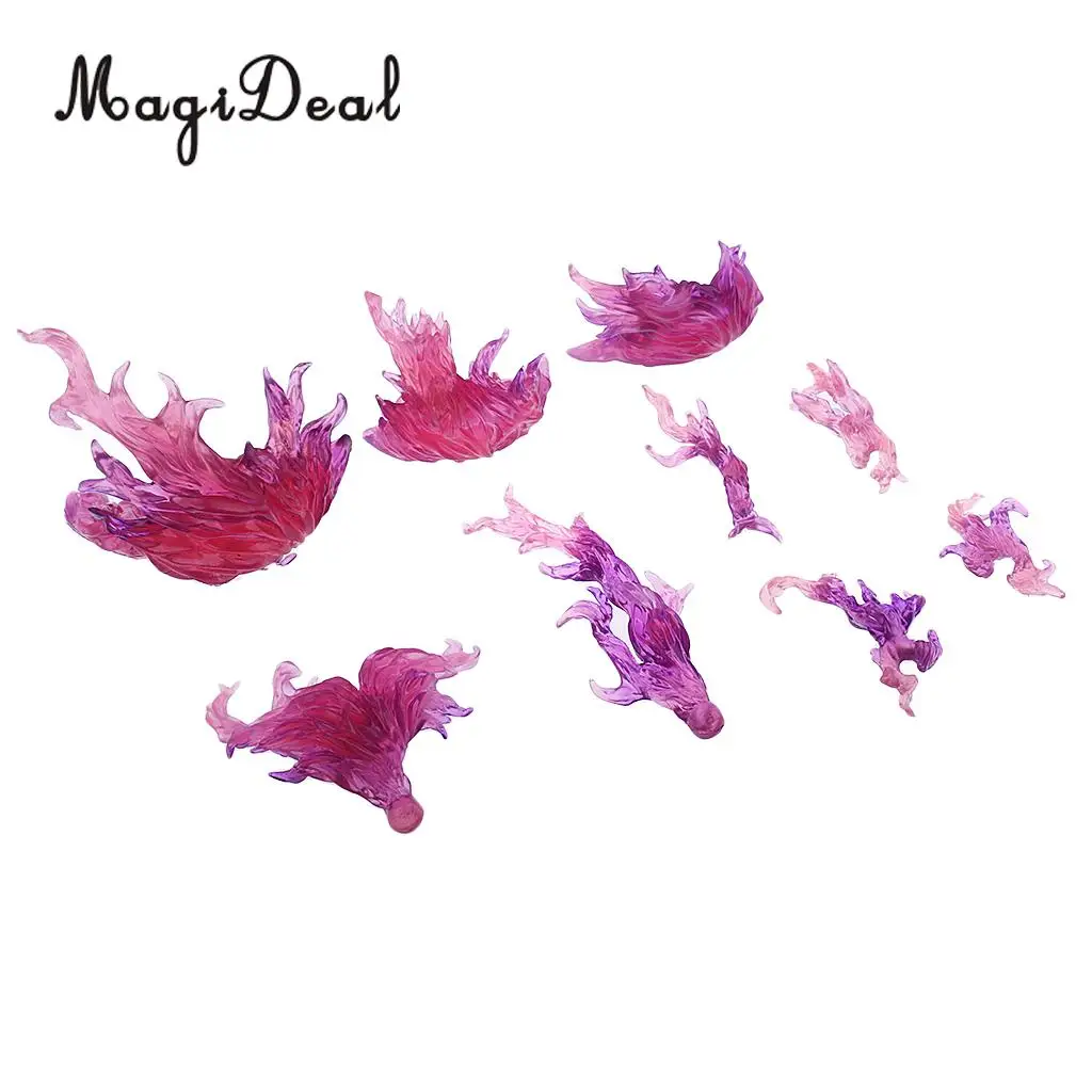 Экшн фигурка MagiDeal с эффектом горящего пламени для телефона|Игровые фигурки и