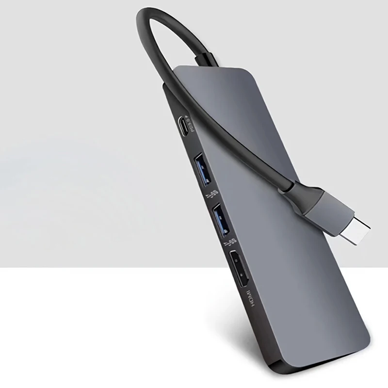 Новый горячий 5 в 1 4K Do type C Hdmi usb хаб для Gigabit Ethernet Rj45 Lan адаптер зарядное устройство