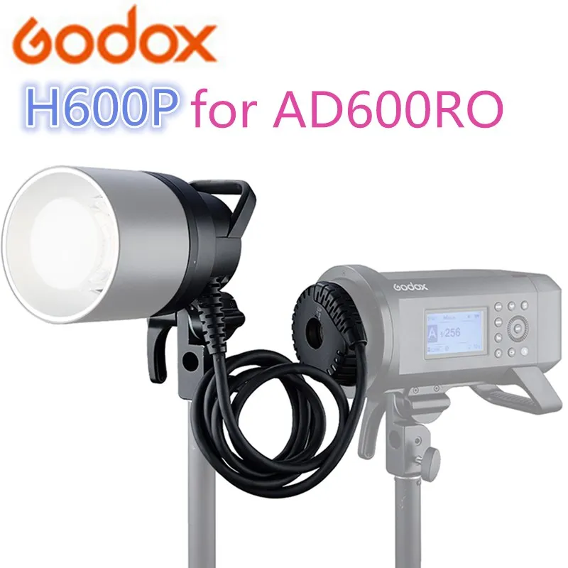 В наличии Godox H600P головка вспышки Bowens крепление от ручной удлинитель для WITSTRO AD600Pro