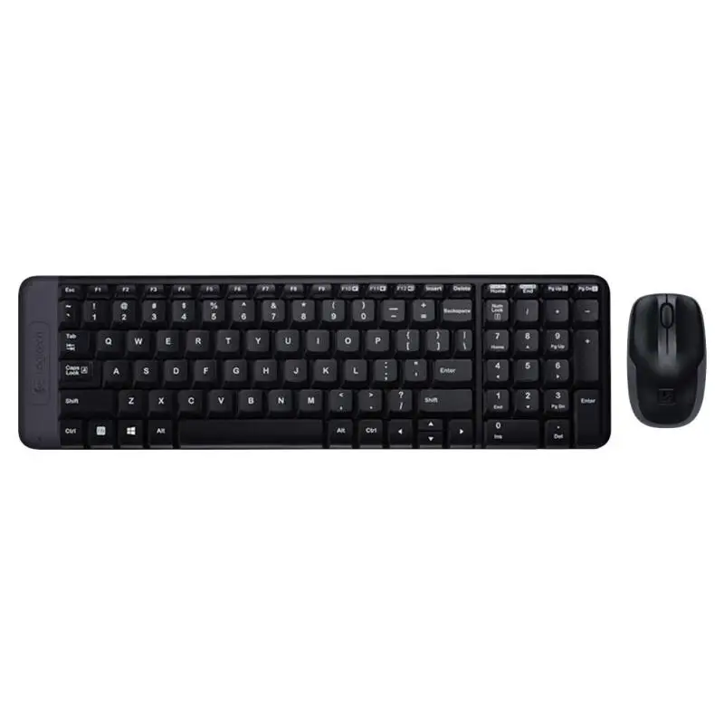 Игровая клавиатура Logitech MK220 мышь Combo 2.4GH беспроводная с USB приемником для