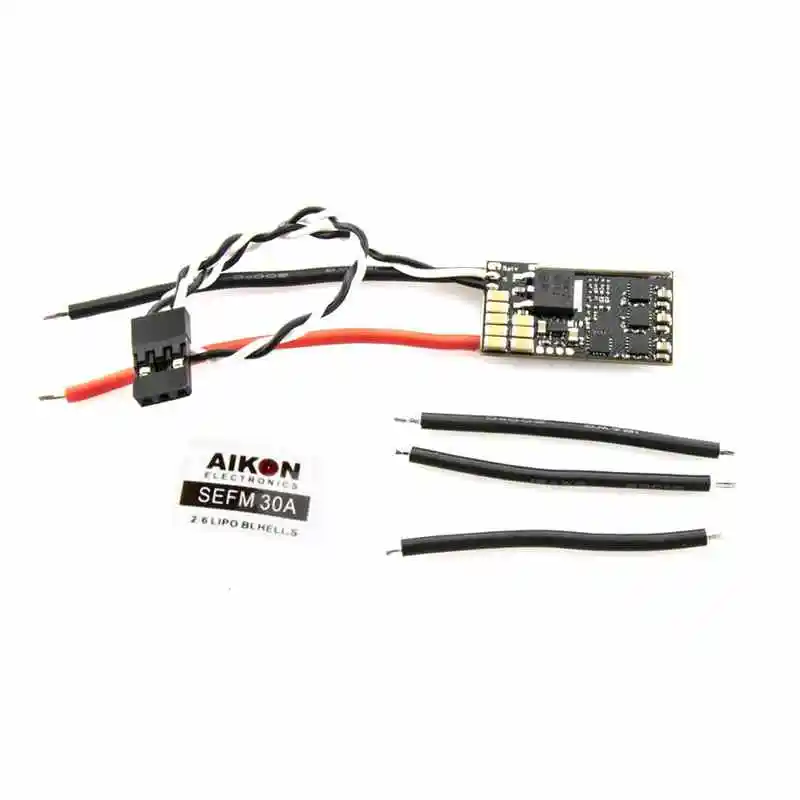 AIKON SEFM бесщеточный ESC 30A 2-6S Blheli_S DSHOT600 для радиоуправляемых дронов FPV гоночных