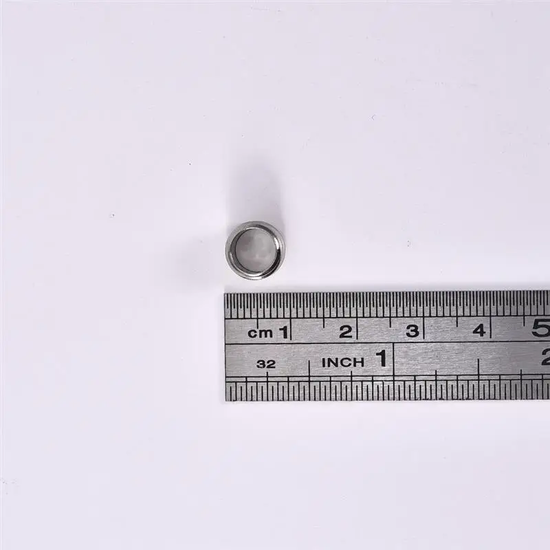 10 шт./упак. 6 мм бусины из нержавеющей стали с большим отверстием Многослойные