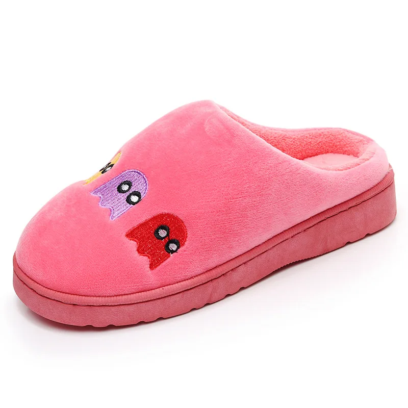 CuddlyIIPanda 2019 зимние тапочки с мультяшным призраком Хлопковые женские домашние
