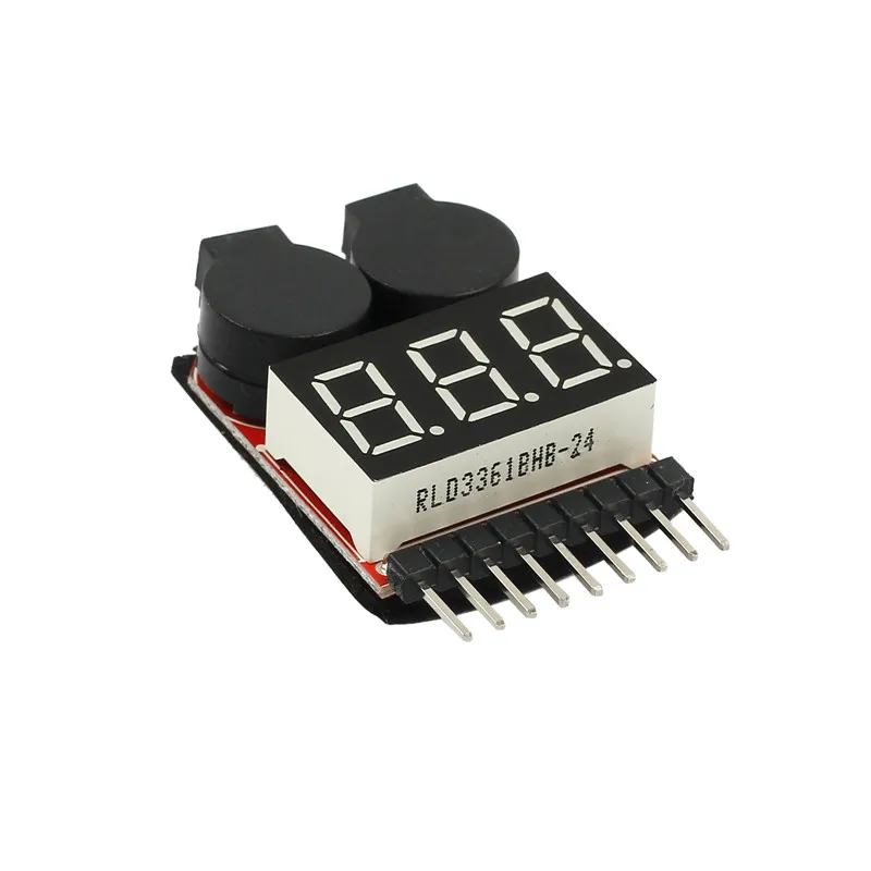 Тестер Напряжения аккумулятора 2 8S Lipo/li ion/Fe устройство для проверки низкого