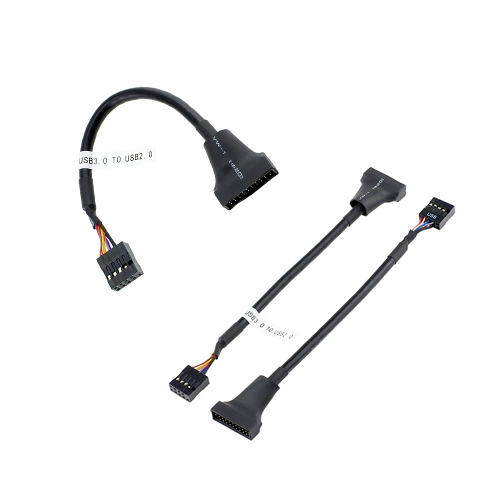 2 шт. кабель для передачи данных USB 3 0 20 штыревой разъем типа папа к 9 Pin Материнская