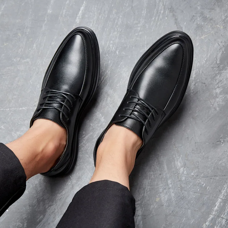 Мужская деловая обувь роскошные брендовые Мужские модельные туфли оксфорды для