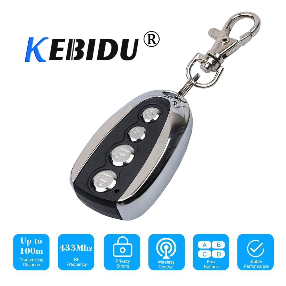KEBIDU 433 92 МГц вращающийся код Дистанционный дубликатор для гаражных дверей