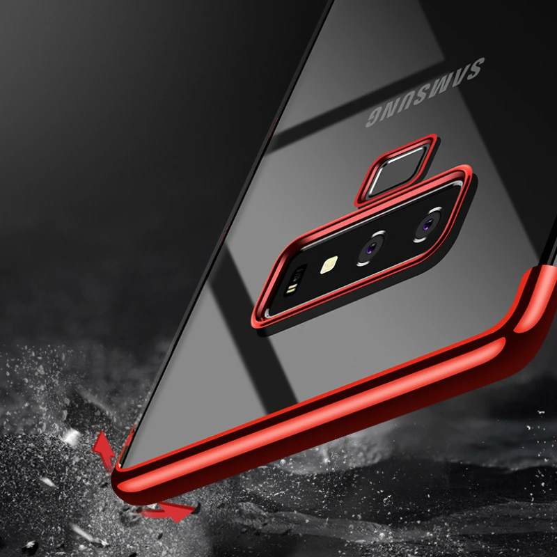 Прозрачный чехол с покрытием для Samsung Galaxy A9S A6S A750 A8 A6Plus 2018 мягкая ТПУ сумка