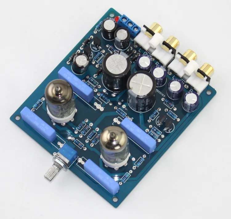 Hi Fi 6J1 клапан предamp труба стерео усилитель плата басы на X10 D цепи|bass circuit|bass tubebass