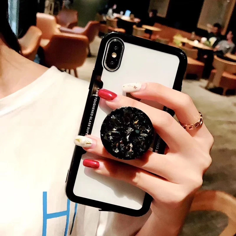Maxtby Hot Sale Luxury Stylish Rhinestones for iphoneXs Mobile Phone Case with Dirt-resistant Stand Holder iphone 7 Plus | Мобильные