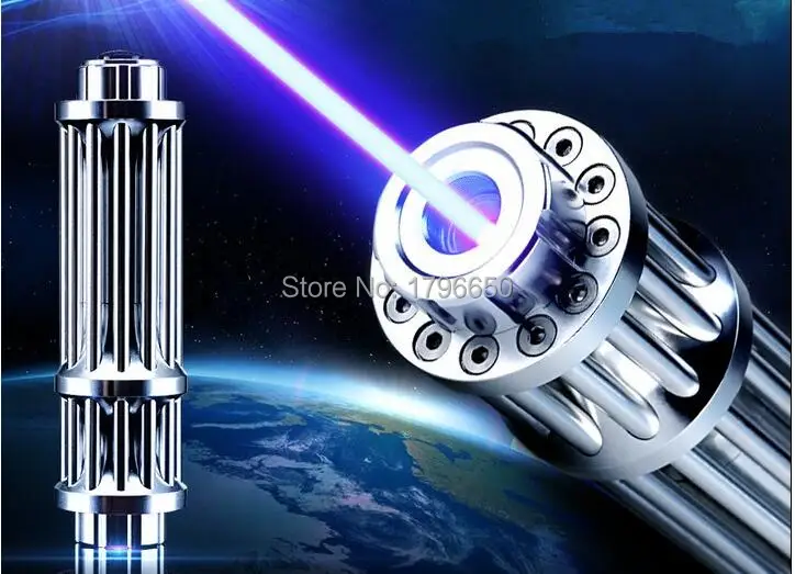 

Most Powerful Military 100W 100000m Blue Laser Pointers Flashlight Light Burning match/dry wood/black/Burn Cigarettes Hunting