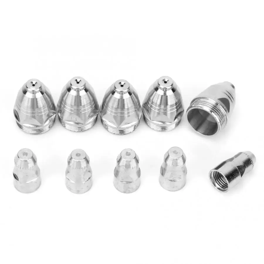 

plastic welding nozzle 10pcs P-80 Plasma Cutting Consumable Cutter Torch Nozzle Tips Electrode For welding