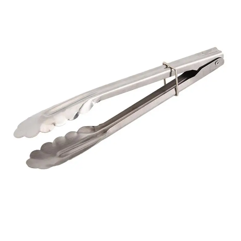 Нержавеющая сталь Многофункциональный кухонный бытовой пищевой зажим для