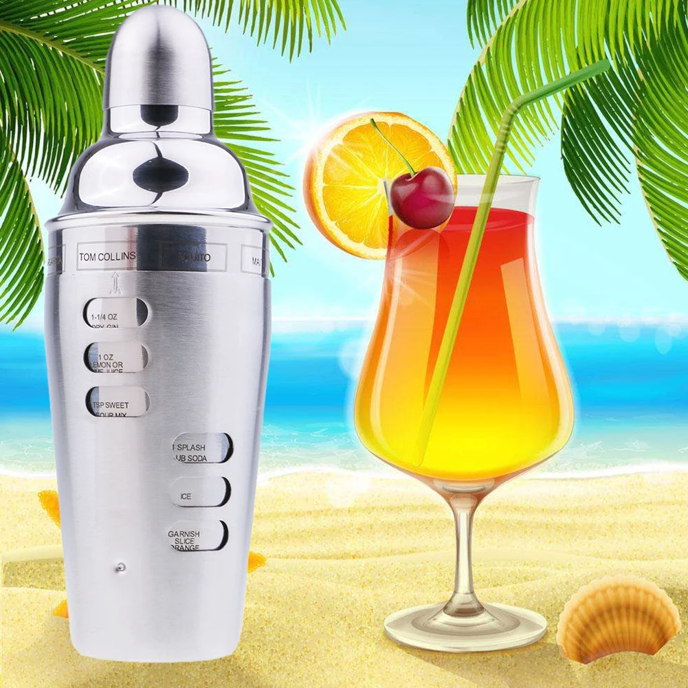 750 мл Нержавеющая сталь шейкер Смеситель вина для напитков бармен пить вечерние