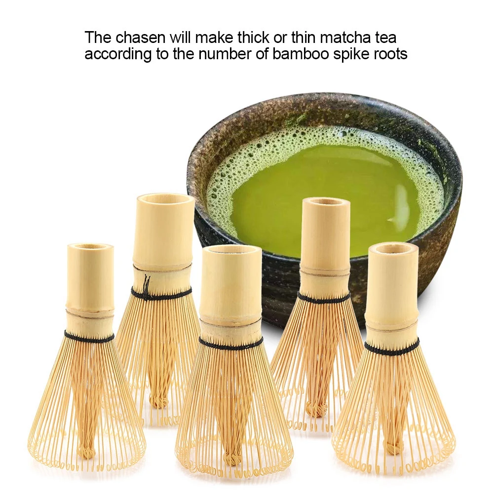 Японский Стиль натурального бамбука зубцами Matcha венчик для чая Chasen подготовки