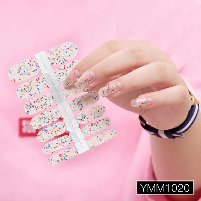Модный чехол для ногтей блестки наклейки украшения инструменты маникюра