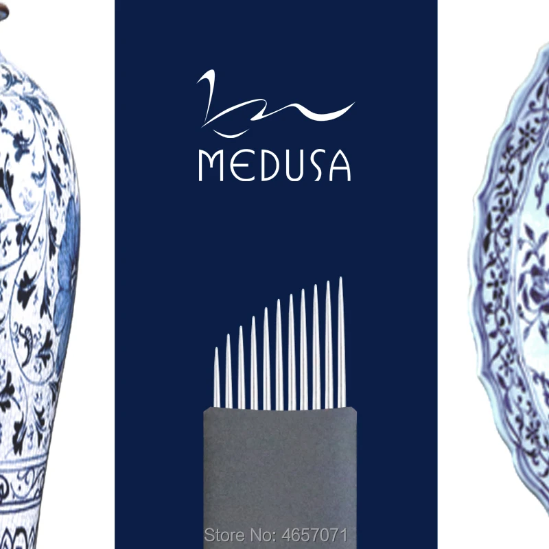 Бесплатная доставка MEDUSA микроблейдинг 0 25 мм 11/12/14 форма Перманентный макияж
