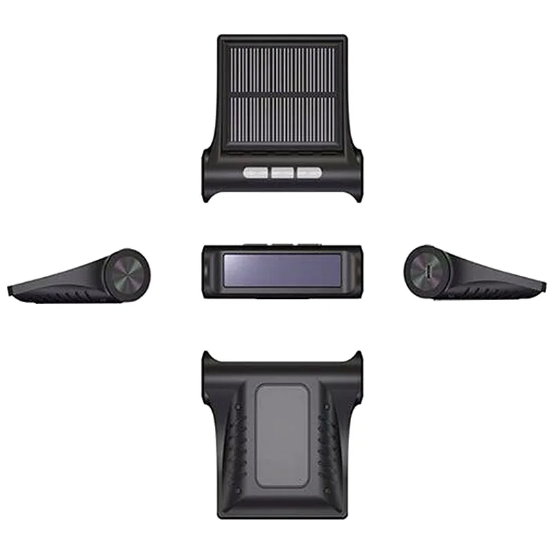 Умная автомобильная система контроля давления в шинах TPMS Солнечная USB мощность