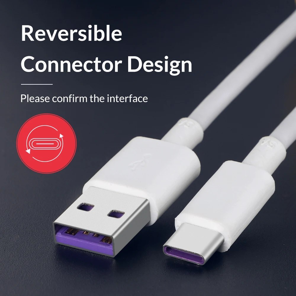 TOPK AN62 5A usb type C кабель для быстрой зарядки huawei P20 Pro Lite mate 20 10 P10 Plus V10 USB данных|Кабели