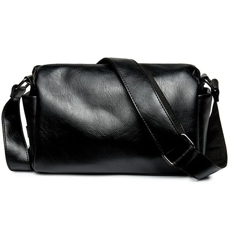 

Causal Mens Shoulder Bag Leather Male Business Bags High Quality Mens Crossbody Bags Luxury Designer Men Leather Bag Travel