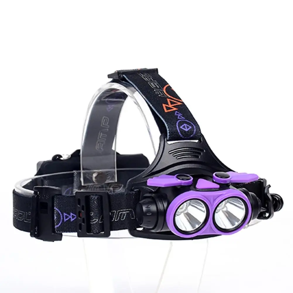 

2X LED 8000 Lumens USB Headlamp Camping Hiking 18650 AA Flashlight Hight Quality
