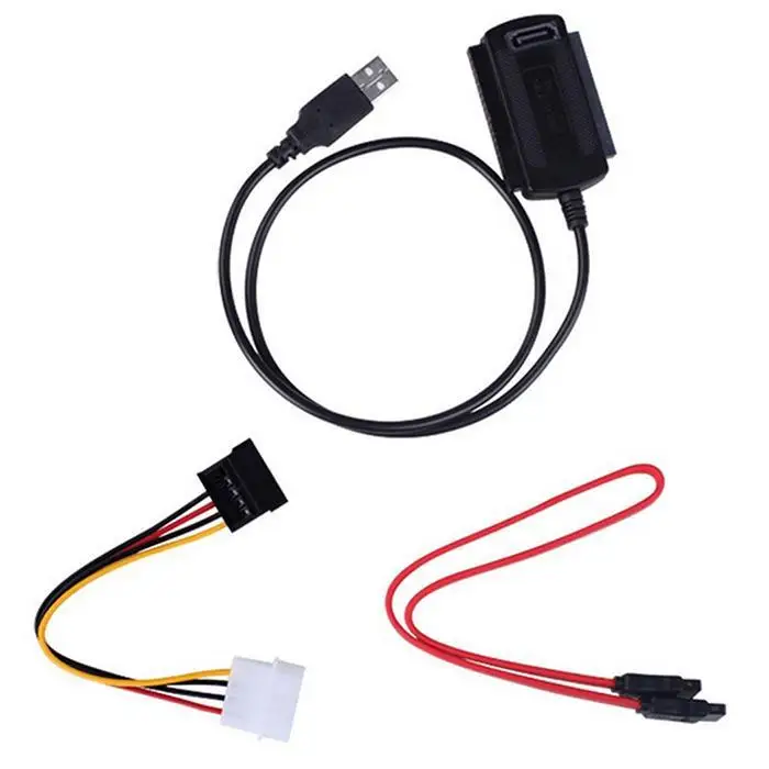 USB к IDE SATA кабель компьютер жесткий как изображение диск 30 см/11 8 дюйма адаптер 17 5