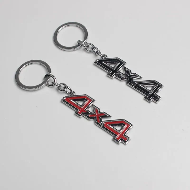 10 шт. автомобильный брелок для ключей с кольцом 4X4 4WD Mercedes Audi Ford Focus Volkswagen Nissan Toyota