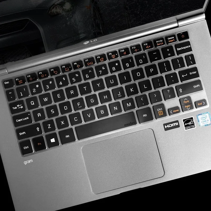Чехол для клавиатуры из ТПУ ноутбука Защитная пленка LG Gram 14 &quot14Z980 ультра тонкая