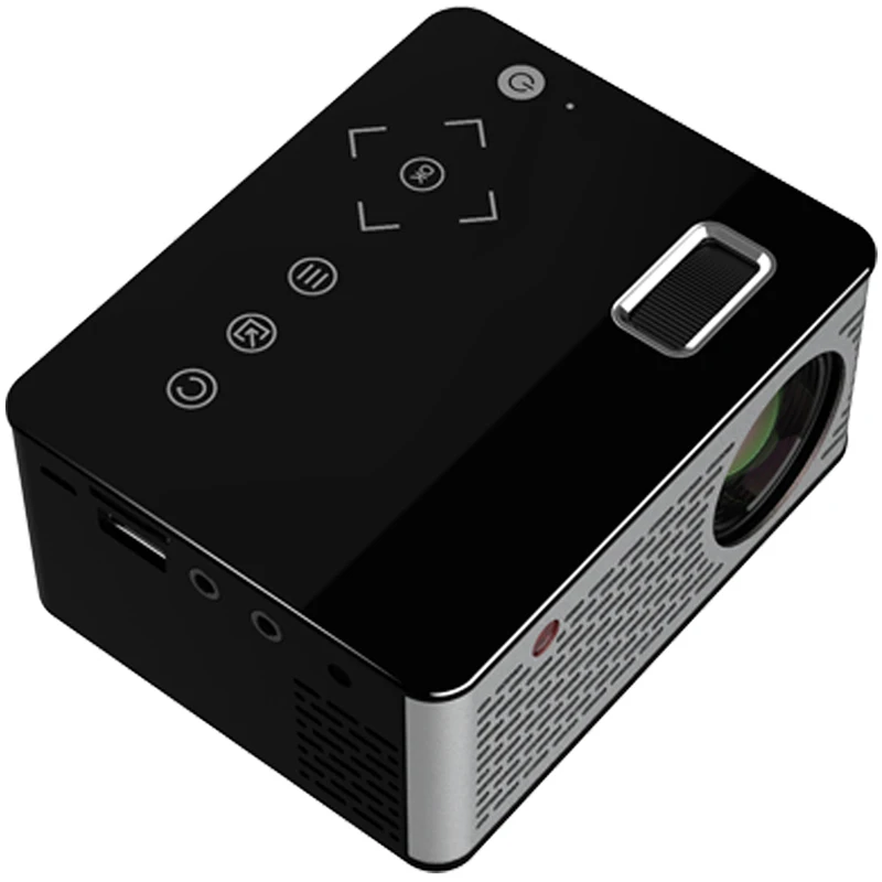 Zeepin T200 ЖК-дисплей Проектор для домашнего кинотеатра 320X240 P 1080 светодиодный свет USB