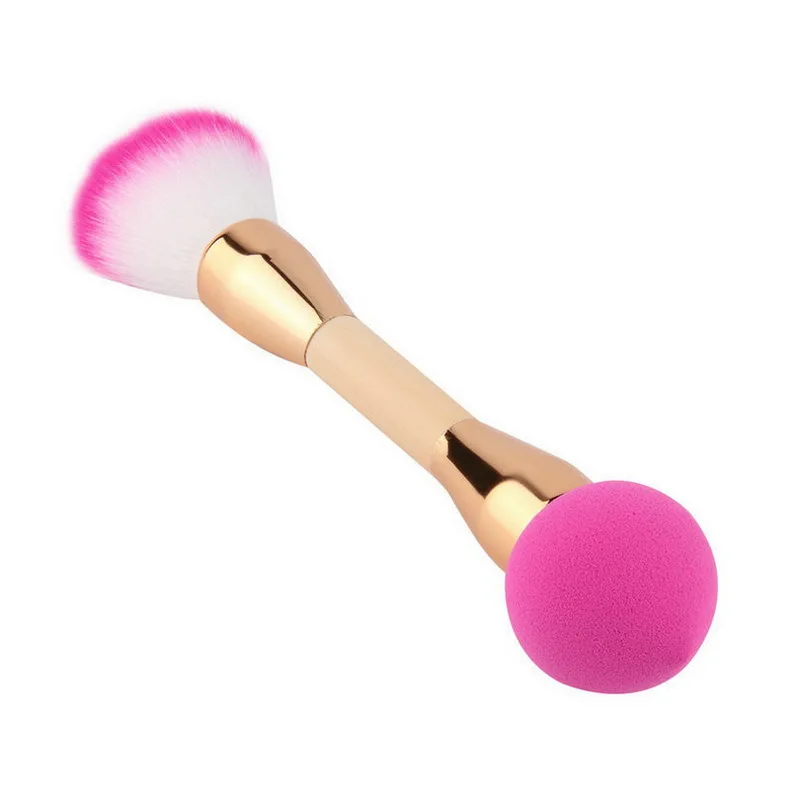 50 шт. двусторонняя Рассыпчатая кисть для пудры 2 в 1|Аппликатор теней век| |