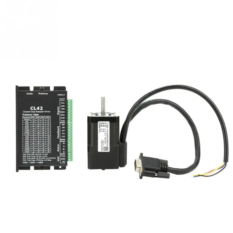 2 фазный шаговый двигатель 42CME06 NEMA17 0 6 нм + набор водителей двигателя CL42 24 50VDC